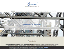 Tablet Screenshot of construinoxarmengou.com